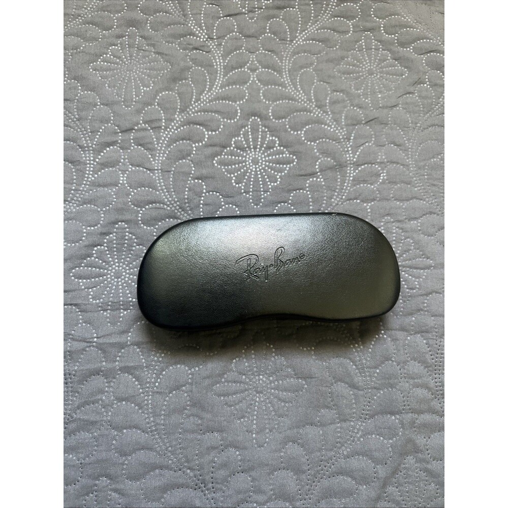 Ray Ban Genuine LARGE Hard Clamshell Eyeglasses/Sunglasses Leather Case Replace